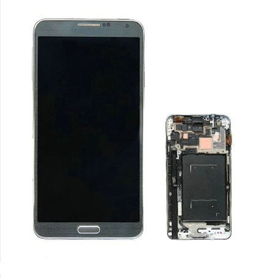 di buona qualità Vetro + metallo + esposizione LCD del telefono cellulare originale di plastica della sostituzione per la nota 3 di Samsung le vendite