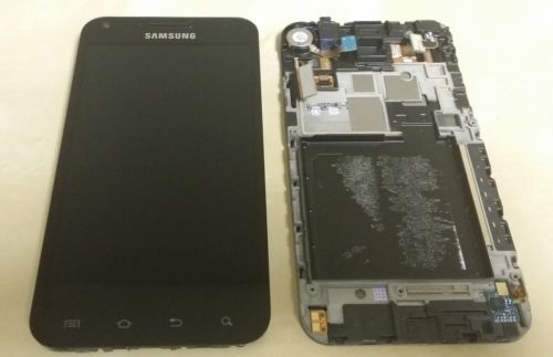 di buona qualità schermo LCD di 800x480 Samsung con la struttura per il LCD di S2 i9100 con il nero del convertitore analogico/digitale le vendite