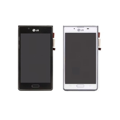 di buona qualità Il nero, convertitore analogico/digitale LCD a 4.3 pollici bianco del touch screen del LG Optimus L7 P700 con la pagina le vendite