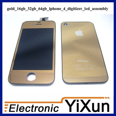 di buona qualità LCD con digitalizzatore Replacement Assembly Kit OEM IPhone 4 oro parti le vendite