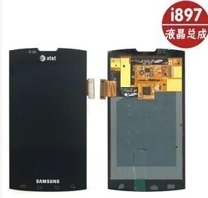 di buona qualità Il telefono cellulare LCD di Samsung I897 scherma lo schermo dell'affissione a cristalli liquidi del nero del convertitore analogico/digitale del telefono cellulare le vendite