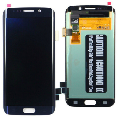 di buona qualità 5,1&quot; schermo LCD del telefono cellulare per il bordo della galassia S6, sostituzione LCD del pannello di Samsung le vendite