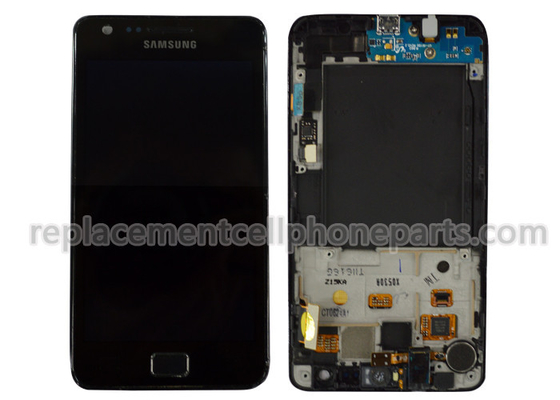 di buona qualità LCD nero della galassia s2 i9100 di Samsung con le parti di ricambio del convertitore analogico/digitale del touch screen le vendite
