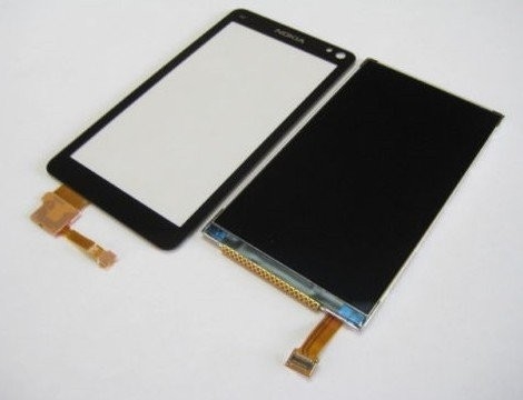 di buona qualità Per gli accessori LCD del telefono di touch screen di Nokia N8 delle parti di ricambio di Nokia le vendite