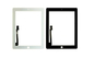 Vetro + pezzi di ricambio di Ipad dei pannelli di tocco dell'ANIMALE DOMESTICO per lo schermo di Ipad 3 Capative aziende