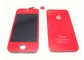 Affissione a cristalli liquidi rossa IPhone dei corredi del rimontaggio dell'Assemblea del convertitore analogico/digitale 4 parti dell'OEM aziende