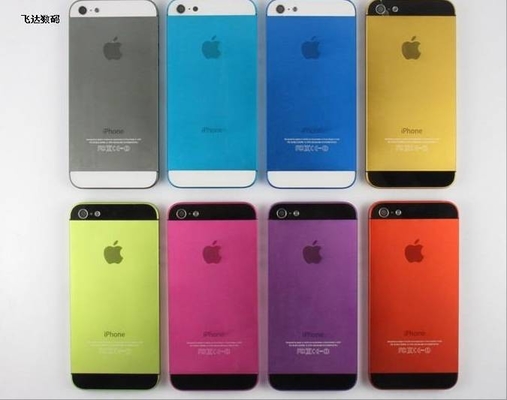 di buona qualità Coperchio della batteria variopinto dell'OEM per il iPhone 5 pezzi di ricambio, rosa/giallo/Rosa/porpora le vendite